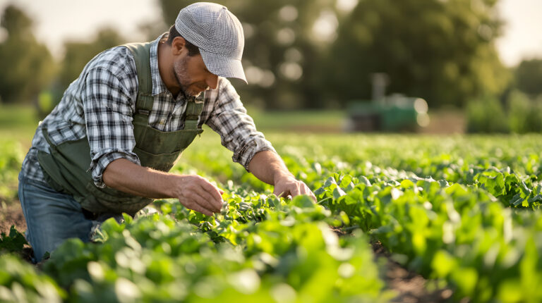 Grower ensuring proper labor compliance on the farm